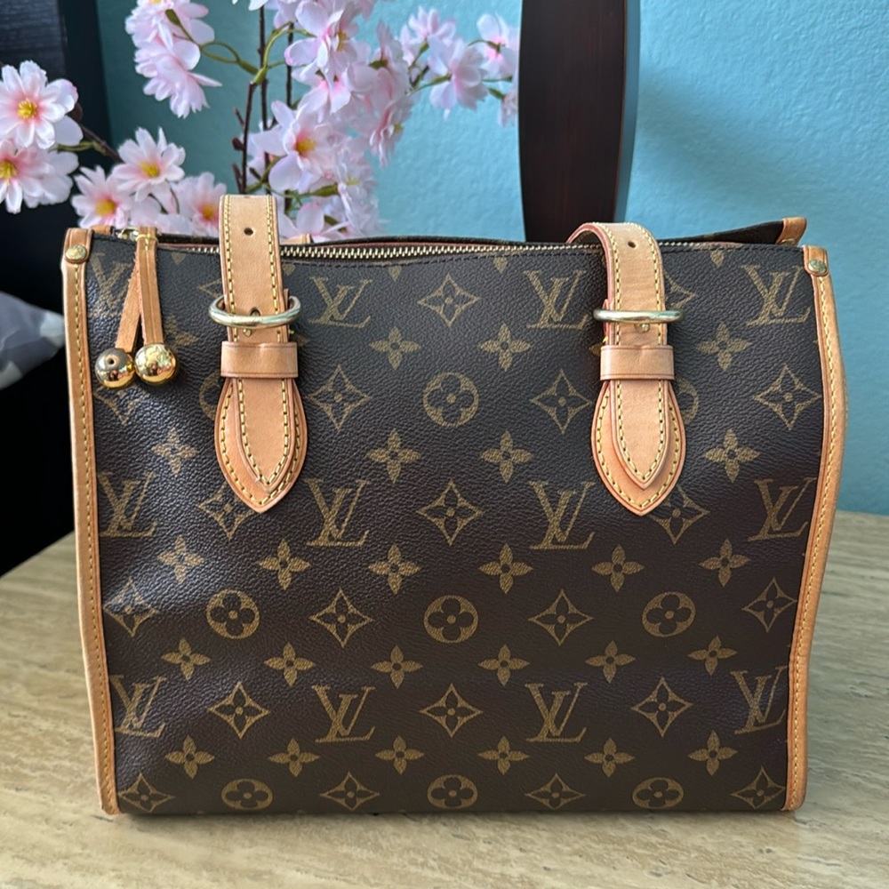 Louis Vuitton Monogram Canvas Brown and Tan Tote